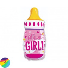 Folija balon - it's a GIRL! Steklenička